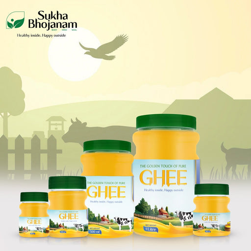 Ghee - 100 ml | Fresh Ghee / Cow ghee For Traditional Receipes / Natural Ghee for Home - Cooking Oil & Ghee