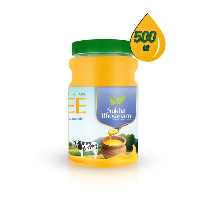 Ghee - 500 ml | Fresh Ghee / Cow ghee For Traditional Receipes / Natural Ghee for Home - Cooking Oil & Ghee