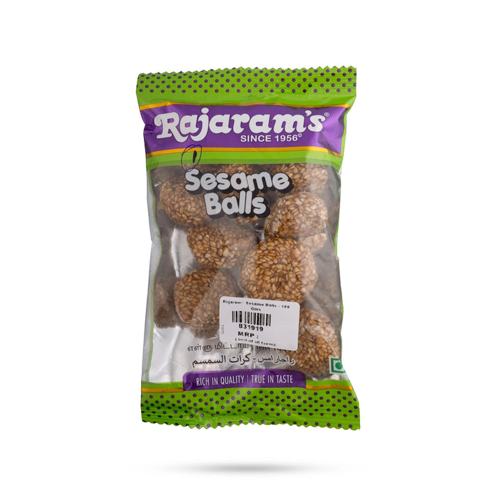 White Sesame Balls - 100 Gms | Ellu Urundai / Traditional Healthy Sesame & Jaggery Indian Sweet