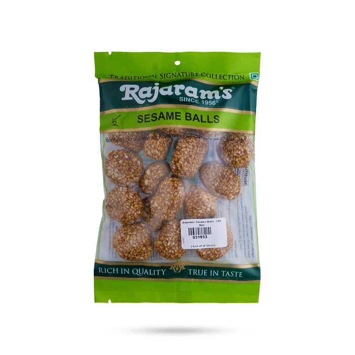 White Sesame Balls - 200 Gms | Traditional Ellu Urundai / Healthy Sesame & Jaggery Indian Sweet