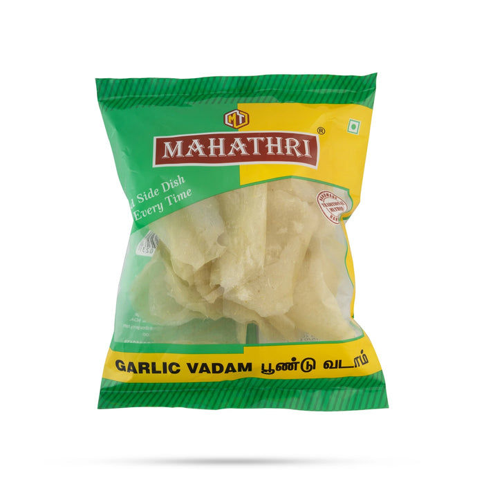 Garlic Vadam - 100 Gms | Garlic Appalam / Pappad / Vathal / Meal Side dish - Papad & Vadam