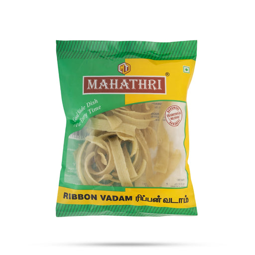 Ribbon Vadam - 100 Gms | Pappad/ Appalam/ Crispy Fryums For Snack - Papad & Vadam