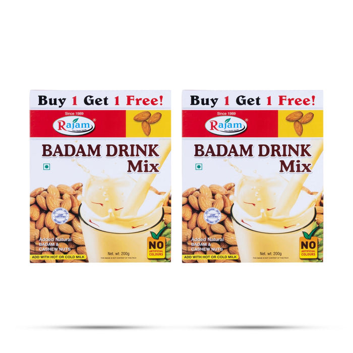 Badam Drink Mix - 200 Gms | Instant Badam Milk Mix / Badam Powder / Healthy Drink - Beverages