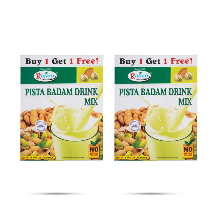 Pista Badam Drink Mix - 200 Gms | Instant Badam Pista Milk Mix / Healthy Drink/ Pista Badam Powder - Beverages