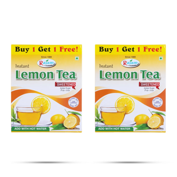 Lemon Tea Powder - 200 Gms | Instant Mix / Lemon Flavored Tea Mix / Refreshing & Detox Drink - Coffee & Tea