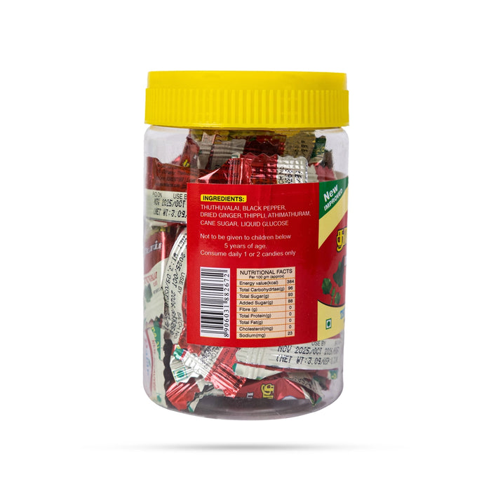 Thuthuvalai Candy Jar - 30 Pcs | Thuthuvalai Mittai / Traditional Ayurvedic Snack