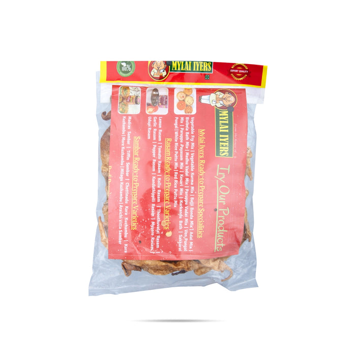 Mylai Iyers Mor Milagai - 100 Gms | Sun Dried Chillies/ Milagai Vathal - Papad & Vadam