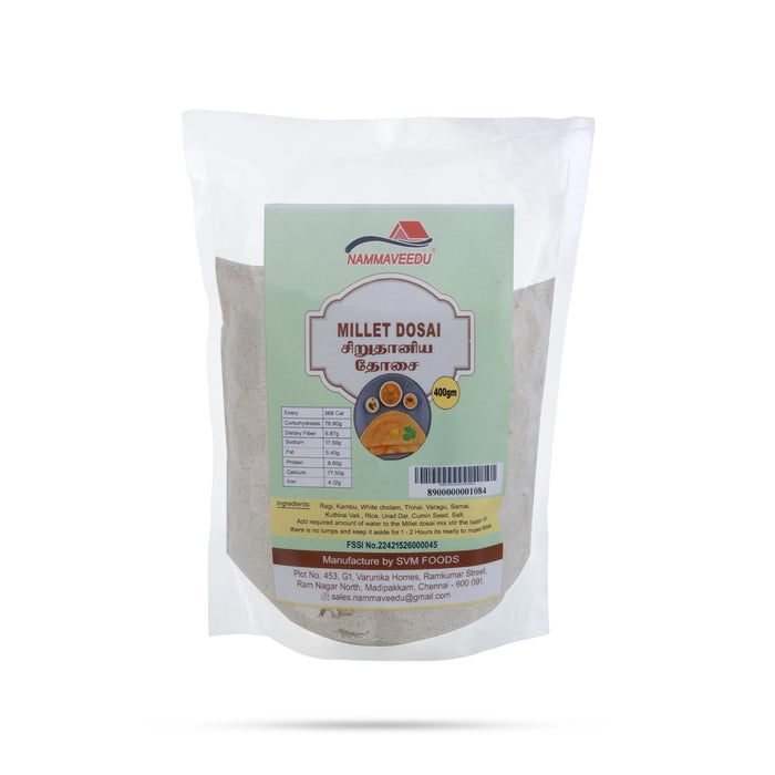 Millet Dosa Mix - 400 Gms | Instant Mix/ Millet Dosai Mix / Instant Dosa Mix - Instant Mixes