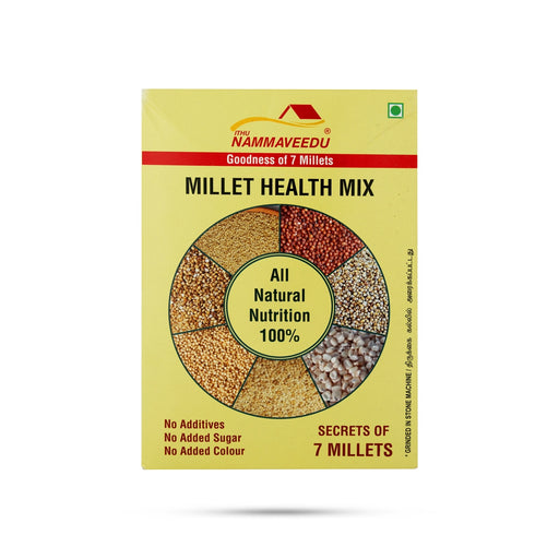 Millet Health Mix Box- 500 Gms | Organic Mix/ Health Mix Powder/Roasted Natural Multi Grain Powder/Instant Mix Powder - Health Drink