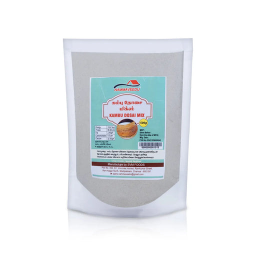 Kambu Dosai Mix - 500 Gms | Bajra Dosa Mavvu / Multi Millet Dosai Mix/ Instant Dosa Powder - Instant Mixes