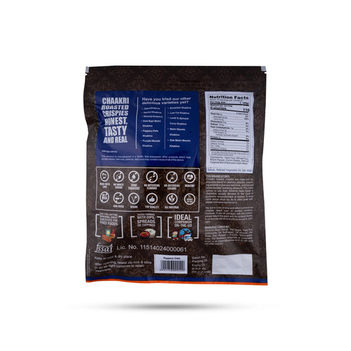 Peppery Oats Khakhra - 200 Gms | Roasted Crispies/ Khakhra Peppery Oats - Traditional Snacks