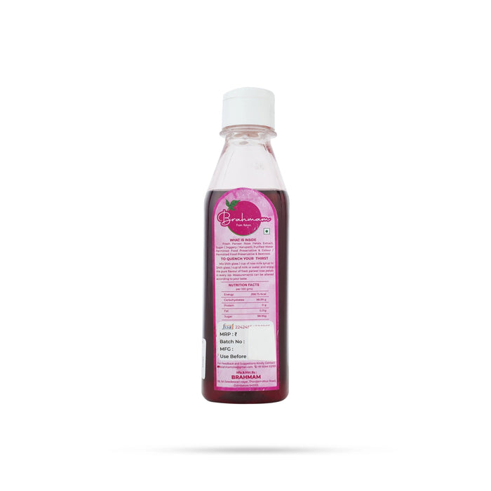 Rose Milk Syrup - 250 ml | Instant Mix/ Refreshing Rose Syrup / Beverage Mix for Milk & Desserts