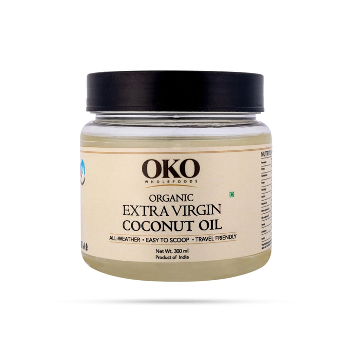 Organic Extra Virgin Coconut Oil - 300 ml | Thengai Ennai / Nariyal Oil/ Coconut Oil / Copra Oil / Thenkai Ennai - Cooking Oil & Ghee
