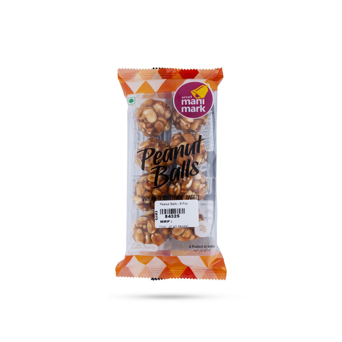 Peanut Balls - 8 Pcs | Peanut Balls Delight/ Peanut Sweet / Healthy & Delicious Snack