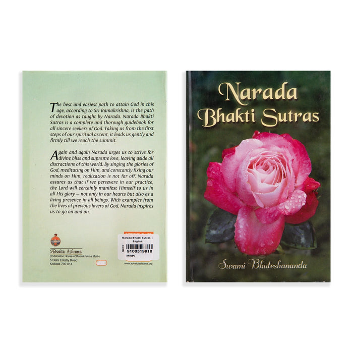 Narada Bhakti Sutras - English | by Swami Bhuteshananda/ Hindu Spiritual Book