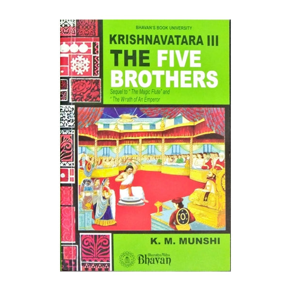 Krishnavatara - The Five Brothers - Volume III - English | by K. M. Munshi/ Hindu Puran Book