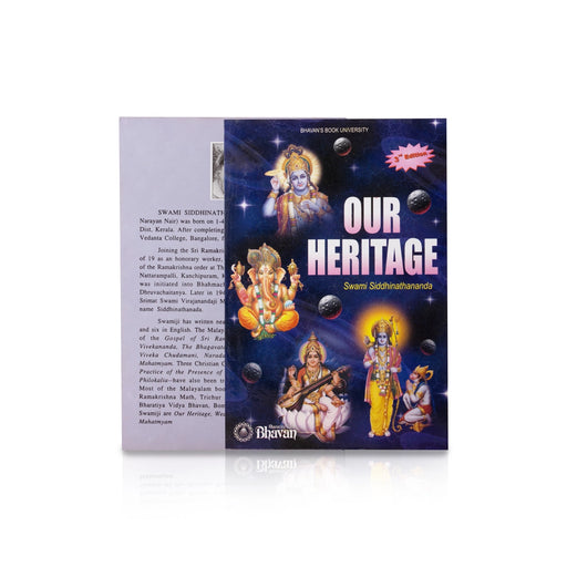 Our Heritage - English | by Swami Siddhinathananda/ Hindu Religious Book - Religion & Dharma Shastram