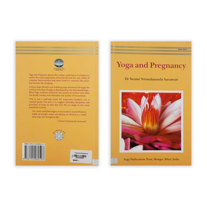 Yoga And Pregnancy - English | by Dr. Swami Nirmalananda Saraswati/ Yoga Book