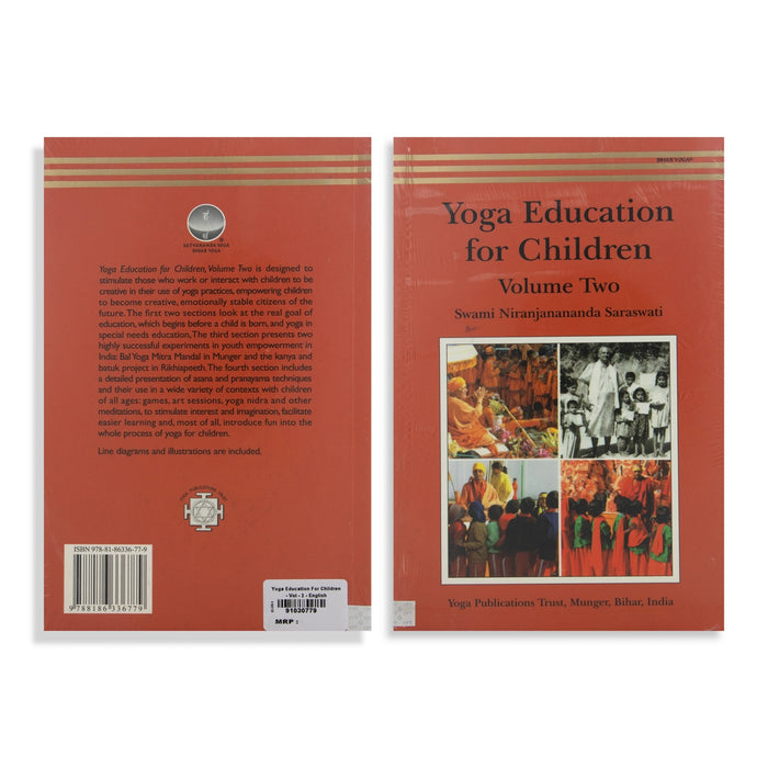 Yoga Education For Children - Volume 2 - English | by Swami Niranjanananda Saraswati/ Yoga Book - Yoga Meditation Pranayama