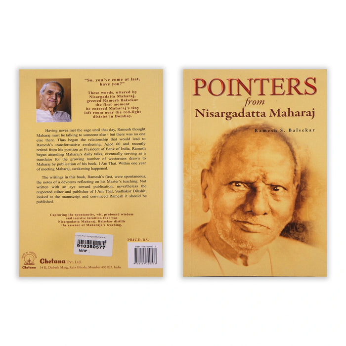 Pointers From Nisargadatta Maharaj - English | by Ramesh S. Balsekar/ Hindu Spiritual Book