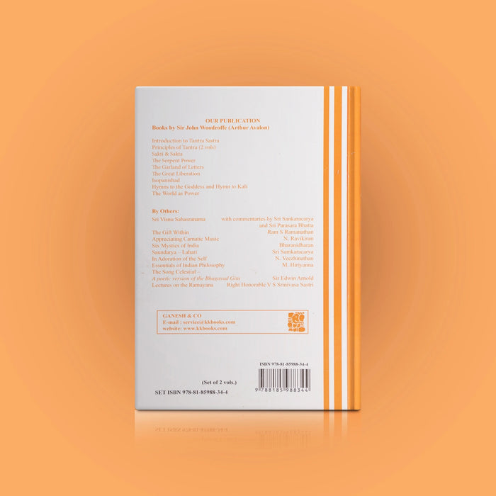 Principles Of Tantra - 2 Volume Set - English | by Sir John Woodroffe/ Hindu Tantra Book - Yantra Mantra Tantra Occultism