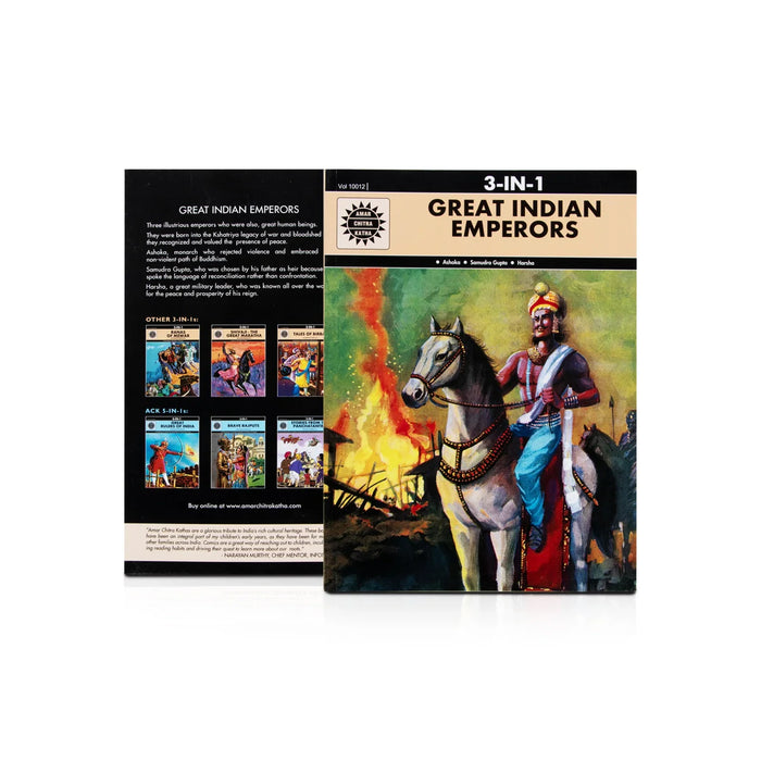 Great Indian Emperors - English | 3 In 1 Story Book/ Childrens Book