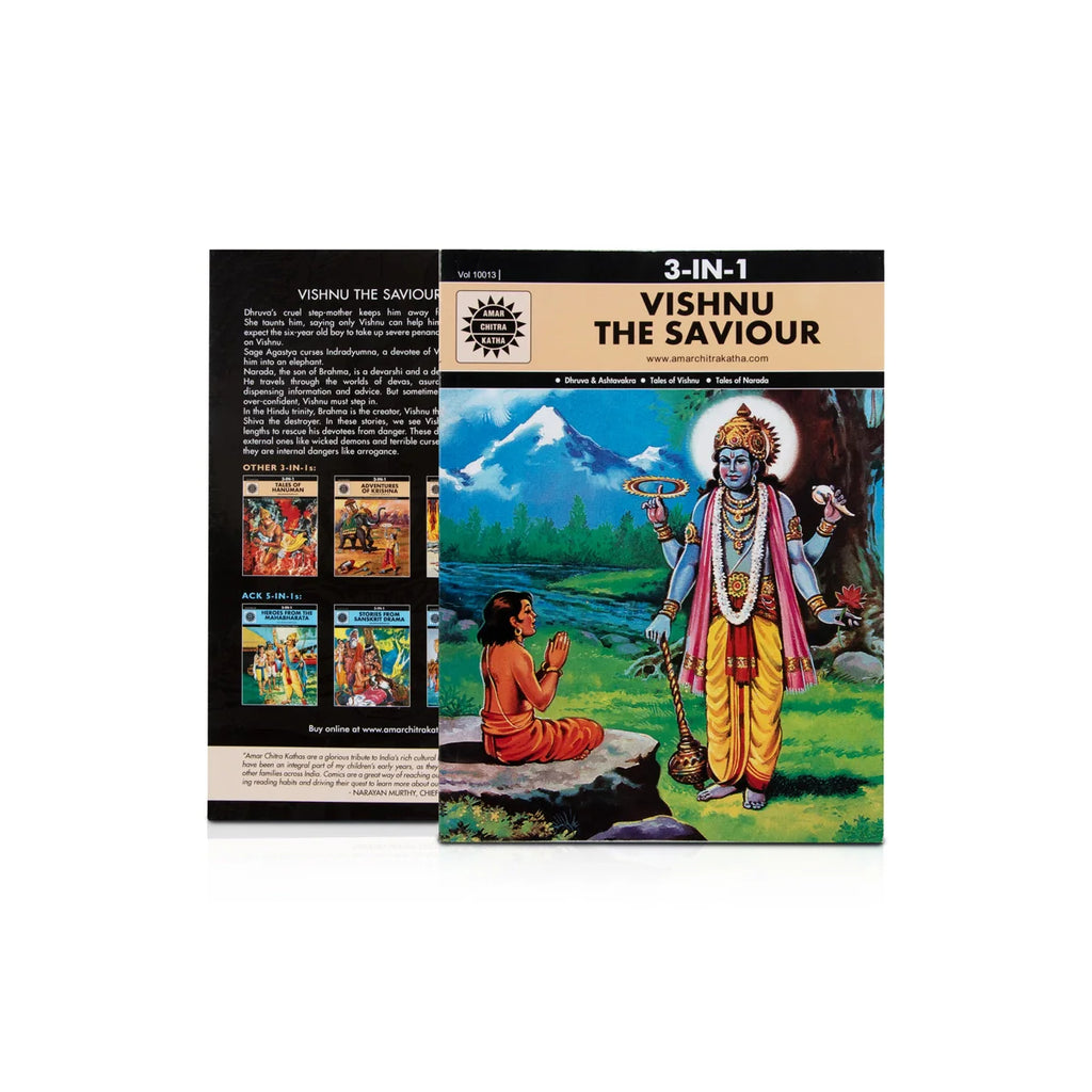 Vishnu the Saviour - English | by Anant Pai/ Comic Book/ 3 In 1 Story Book