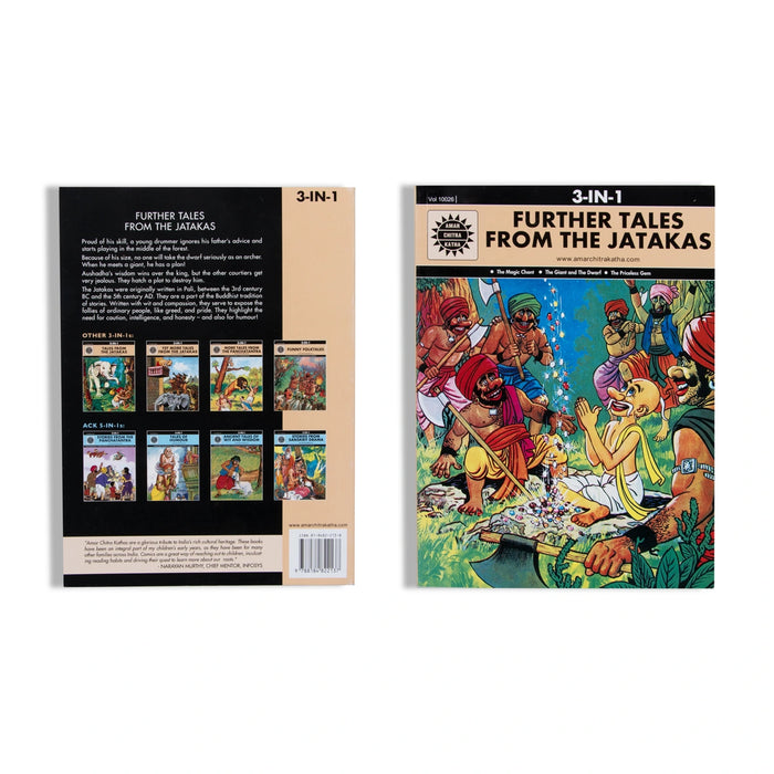 Further Tales From The Jatakas - English | by Anant Pai/ Comic Book/ 3 In 1 Story Book - Children Comics