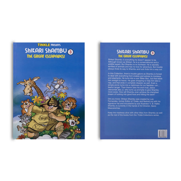 Shambu The Essential Collection - English | Amar Chitra Katha Comic Book / Humorous Adventures Classic Stories