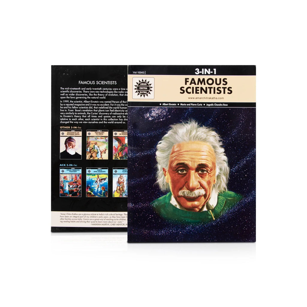 Famous Scientists - English | 3 In 1 Story Book/ Childrens Book