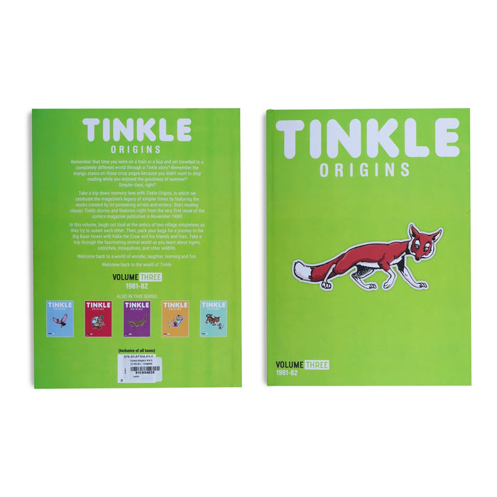 Tinkle Origins - Volume 3 - English | Story Book/ Childrens Book - Children Comics