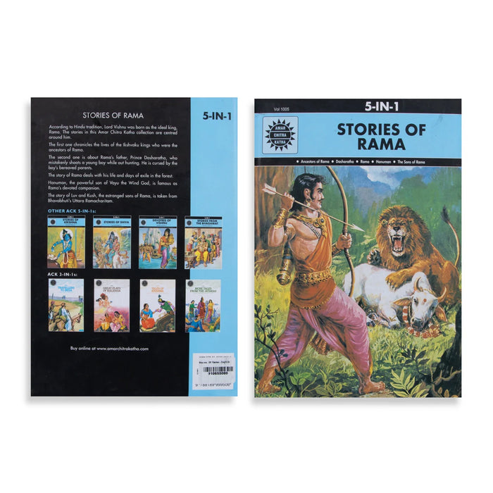 Define Script Rama Stories of Rama - English | Comic Book/ 5 In 1 Story Book
