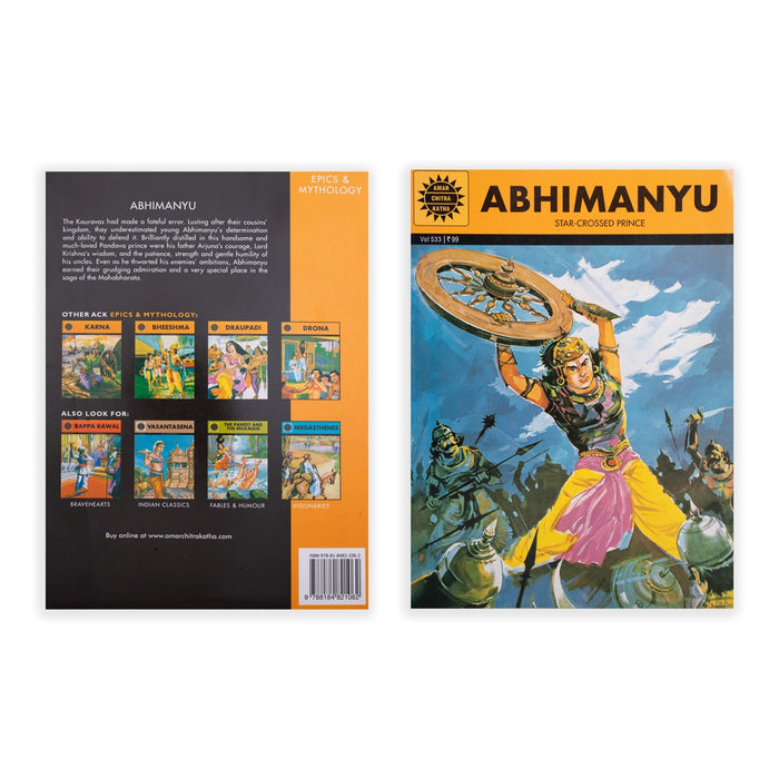 Abhimanyu - Star Crossed Prince - English | Story Book/ Childrens Book