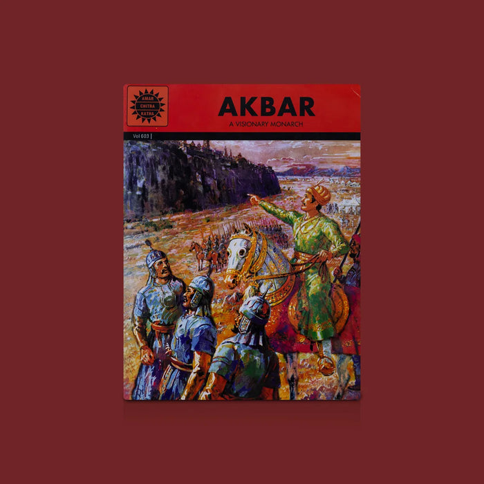 Akbar - A Visionary Monarch - English | Toni Patel/ Childrens Story Book For Reading And Knowledge - Children Comics