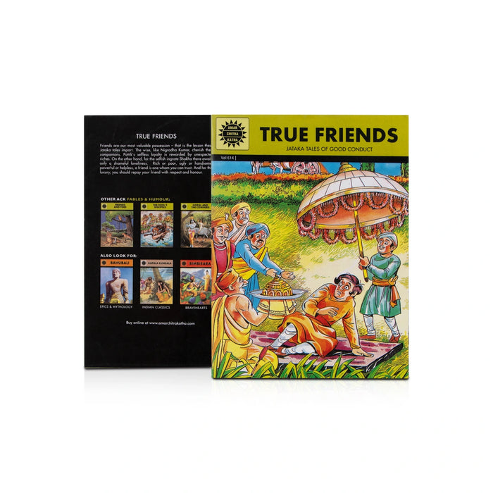 True Friends - Jataka Tales Of Good Conduct - English | by Margie Sastry/ Comic Book/ Story Book - Children Comics