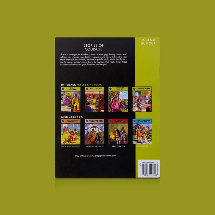 Stories Of Courage Jataka Tales Of Valour And Victory - English | Anant Pai/ Story Book For Moral Learning - Children Comics