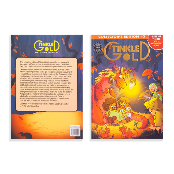 Tinkle Gold - English | Story book/ Fun Filled Comics, Stories & Kids Entertainment / Educational Book