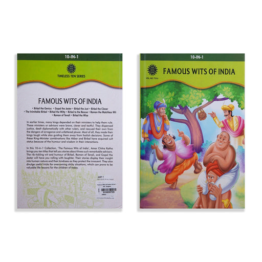 Famous Wits Of India - English | 10 IN 1 Story Book/ Childrens Book - Children Comics