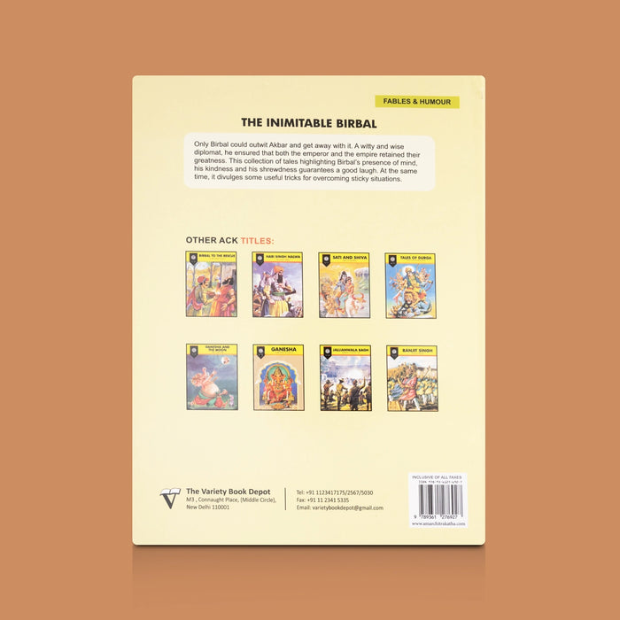 The Inimitable Birbal: A Friend, Philosopher And Guide To Akbar - English | Moral Story Book For Children