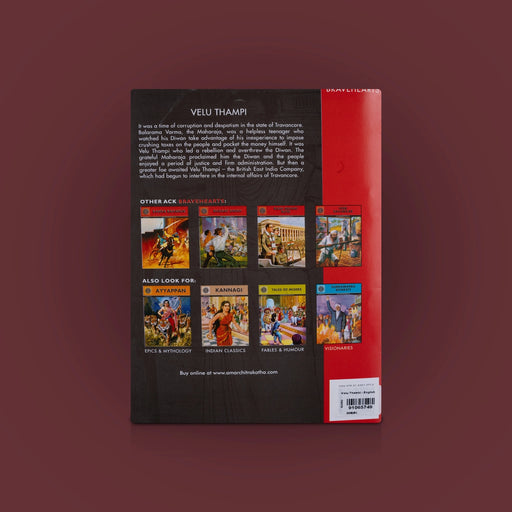 Velu Thampi-The Courageous Diwan Of Travancore- English | Radha M.Nair/ Story Book For Historical Inspiration - Children Comics