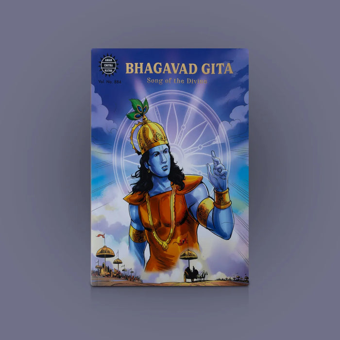 Bhagavad Gita – Song of the Divine | Amar Chitra Katha Comic Book / Illustrated Hindu Scripture for Kids & Adults