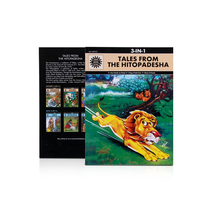 Tales From The Hitopadesha - English | Childrens Book/ 3 In 1 Story Book