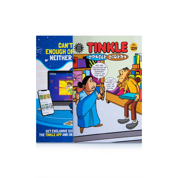 Tinkle Double Digest - English | Soft Bound Comic Book / Children's Story Collection & Fun Reading Book