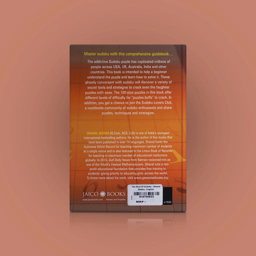 The Best Of Sudoku - English | By Dhaval Bathia/ Puzzle Book/ Brain Game Book - Children Activity Books