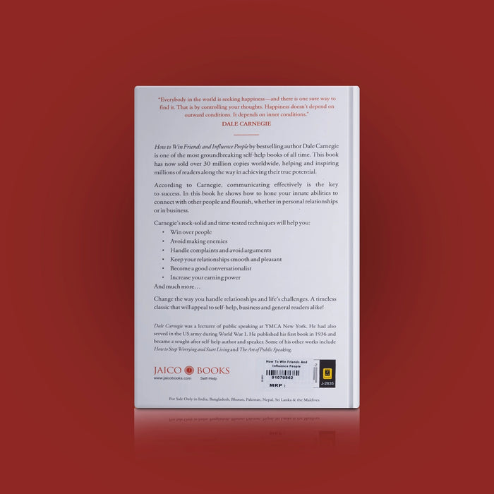 How To Win Friends And Influence People - English | By Dale Carnegie/ Self Help Book - Education & Self Help