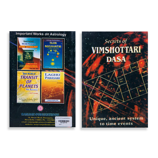 Secrets of Vimshaottari Dasa - English | By O.P Verma - Astrology, Numerology & Palmistry