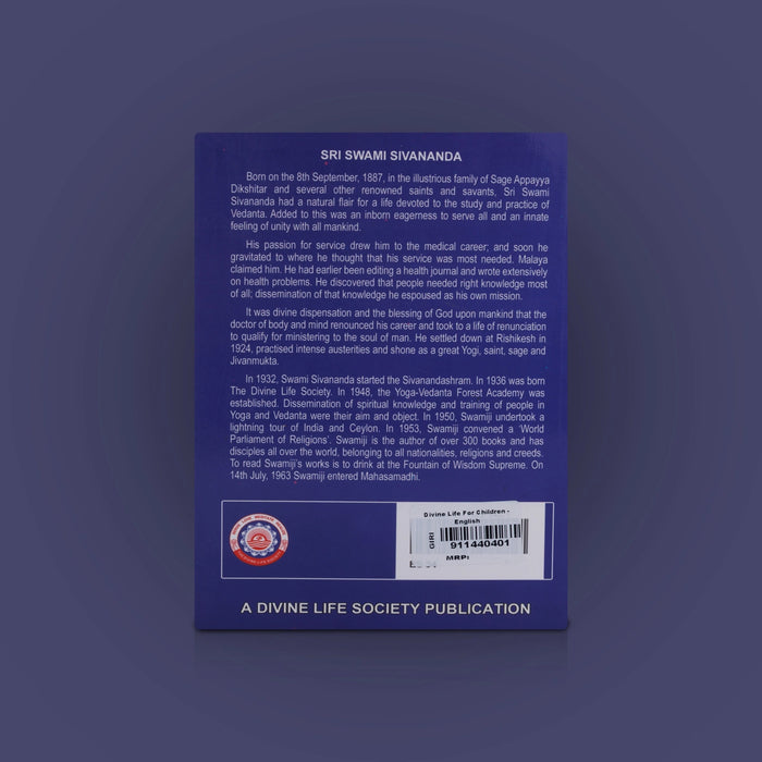 Divine Life For Children - English | By Swami Sivananda/ Hindu Spiritual Book - Vedanta, Spirituality & Philosophy