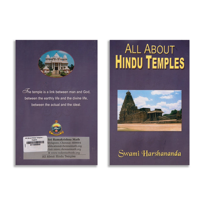 All About Hindu Temples - English | by Swami Harshananda/ Hindu Religious Book