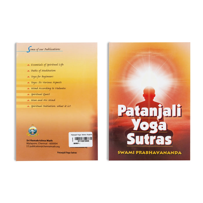 Patanjali Yoga Sutras - English | by Swami Prabhavananda/ Yoga Book