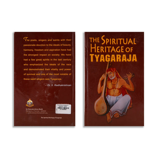 The Spiritual Heritage Of Tyagaraja - English | by C. Ramanujachari/ Music Book - Bhajan, Music & Dance